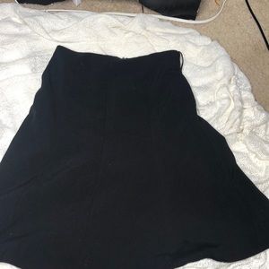High waist Black skirt